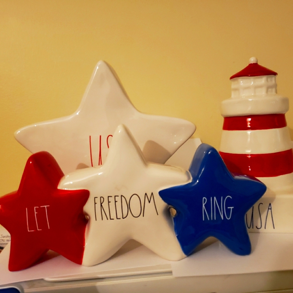 Rae Dunn Patriotic Decor